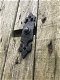 Een mooie deurbel, robuust, kasteelstijl, mat zwart - 2 - Thumbnail