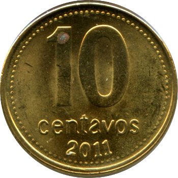 Argentinië 10 centavos 2008 - 0