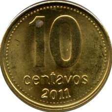 Argentinië 10 centavos 2008