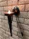 1 Kasteelfakkel metaal als wandlamp,.fraai -kado - 1 - Thumbnail