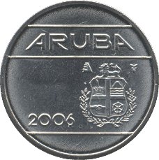 Aruba 10 cent 1986