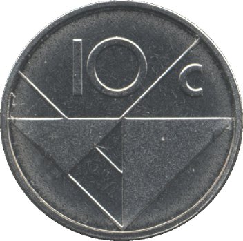 Aruba 10 cent 1986 - 1