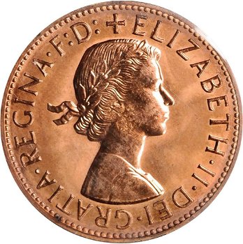 Australië 1 penny 1958 Melbourne - 1