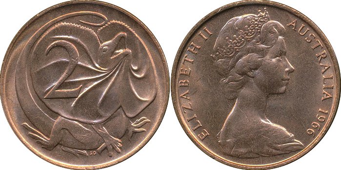 Australië 2 cents 1971 - 0