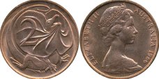 Australië 2 cents 1971