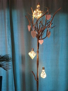 LED hanglamp glas, hangend model, prachtig sfeervol - 2