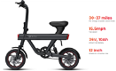 DYU V1 Electric Moped Bike 12 inch 36V 10Ah 25km/h 240W - 0 - Thumbnail