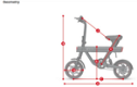 DYU V1 Electric Moped Bike 12 inch 36V 10Ah 25km/h 240W - 6 - Thumbnail