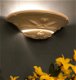 Mooie strakke wandlamp in terracotta steen, art nouveau - 0 - Thumbnail