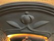 Mooie strakke wandlamp in terracotta steen, art nouveau - 1 - Thumbnail