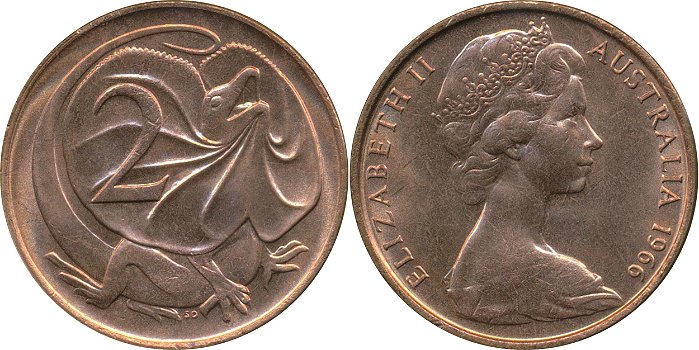 Australië 2 cents 1975 - 0