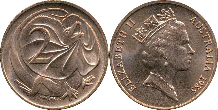 Australië 2 cents 1989 - 0