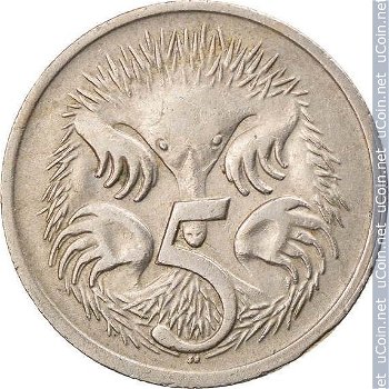 Australië 5 cents 1967 - 1