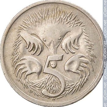 Australië 5 cents 1977 - 1