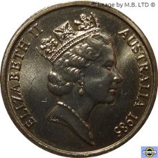 Australië 5 cents 1989