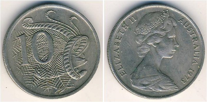 Australië 10 cents 1973 - 0