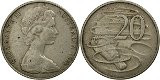 Australië 20 cents 1966 - 0 - Thumbnail