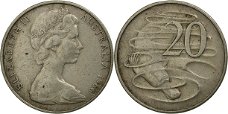 Australië 20 cents 1976  
