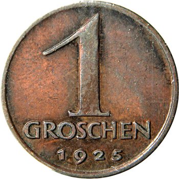 Oostenrijk 1 groschen 1927 - 1