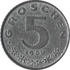 Oostenrijk 5 groschen 1948 