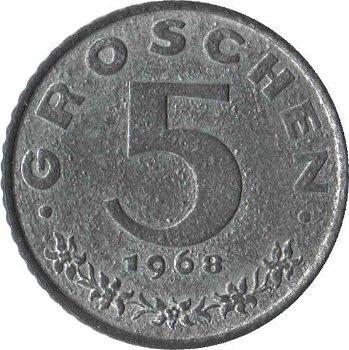 Oostenrijk 5 groschen 1951 - 0