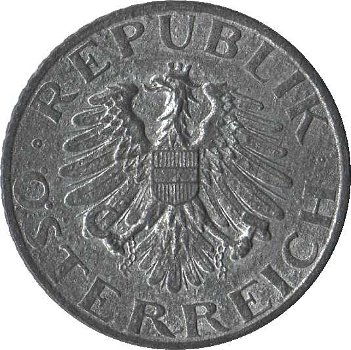 Oostenrijk 5 groschen 1955 - 1