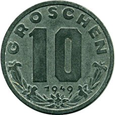 Oostenrijk 10 groschen 1947