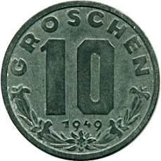 Oostenrijk 10 groschen 1948