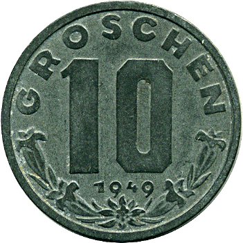 Oostenrijk 10 groschen 1949 - 0