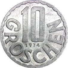 Oostenrijk 10 groschen 1952