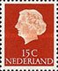 621 B Nederland 15 cent 1954 rechts ongestempeld conditie: gestempeld - 0 - Thumbnail