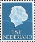 840A  Nederland 18 cent 1965 conditie: gestempeld    links ongetand