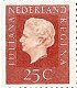910B Nederland 25 cent 1969 rechts ongetand conditie: gestempeld - 0 - Thumbnail