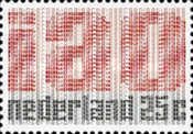 912  Nederland 25 cent 1969 conditie: gestempeld   