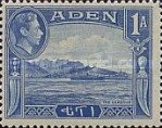 18a Aden 1 anna 1939 conditie: gestempeld overdruk 5 cents - 0