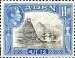 18a Aden 1 anna 1939 conditie: gestempeld   