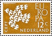 765 Nederland 12 cent 1961 conditie: gestempeld - 0