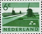 782 Nederland 6 cent 1962 conditie: gestempeld    