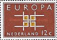 806 Nederland 12 cent 1963 conditie: gestempeld - 0 - Thumbnail
