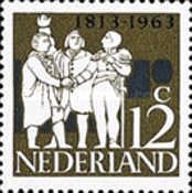 815 Nederland 12 cent 1963 conditie: gestempeld - 0