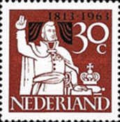 816 Nederland 30 cent 1963 conditie: gestempeld   