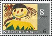 850 Nederland 8 cent 1965 conditie: gestempeld  