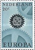 878 Nederland 20 cent 1967 conditie: gestempeld - 0
