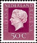 978 Nederland 50 cent 1972 conditie: gestempeld rechts ongetand - 0