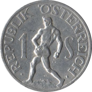 Oostenrijk 1 schilling 1952 - 1