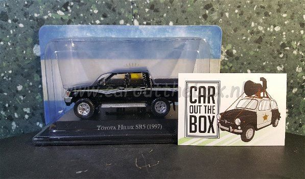 Toyota Hilux SR5 zwart 1:43 Atlas - 3