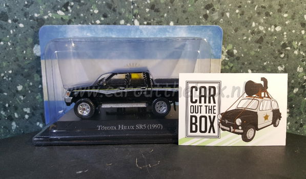 Toyota Hilux SR5 1997 zwart 1:43 Atlas - 3