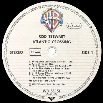 LP- Rod Stewart - Atlantic Crossing - 1