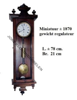 Weense miniatuur gewicht regulateur = ± 1870=45954