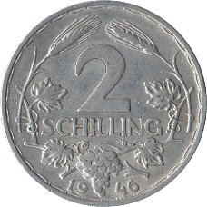 Oostenrijk 1 schilling  1947